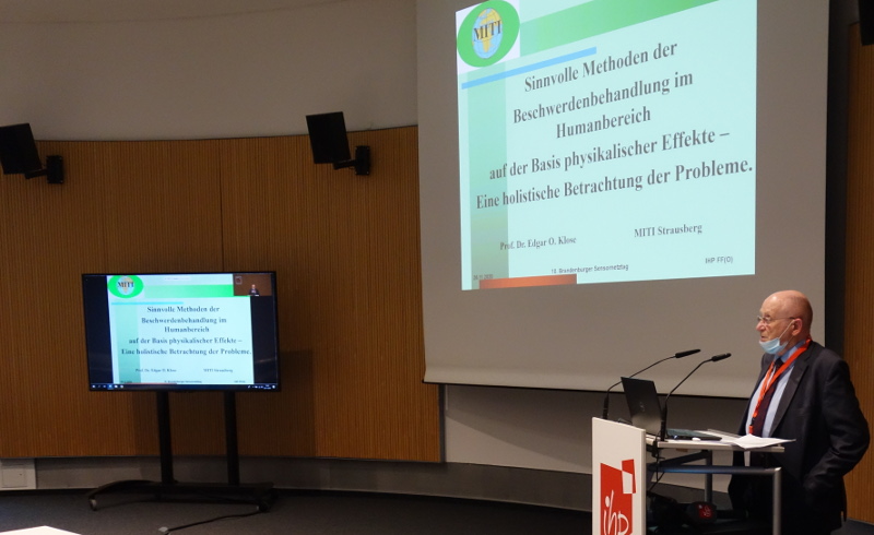 Vortrag des 1. Vorsitzenden des MITI-Vorstandes, Prof. Dr. Edgar O. Klose, im Rahmen des 10. Brandenburger Sensornetztages am IHP – Leibniz-Institut für innovative Mikroelektronik Frankfurt (Oder)